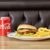 Chicken Fillet Burger  Meal with Chips and Drink
